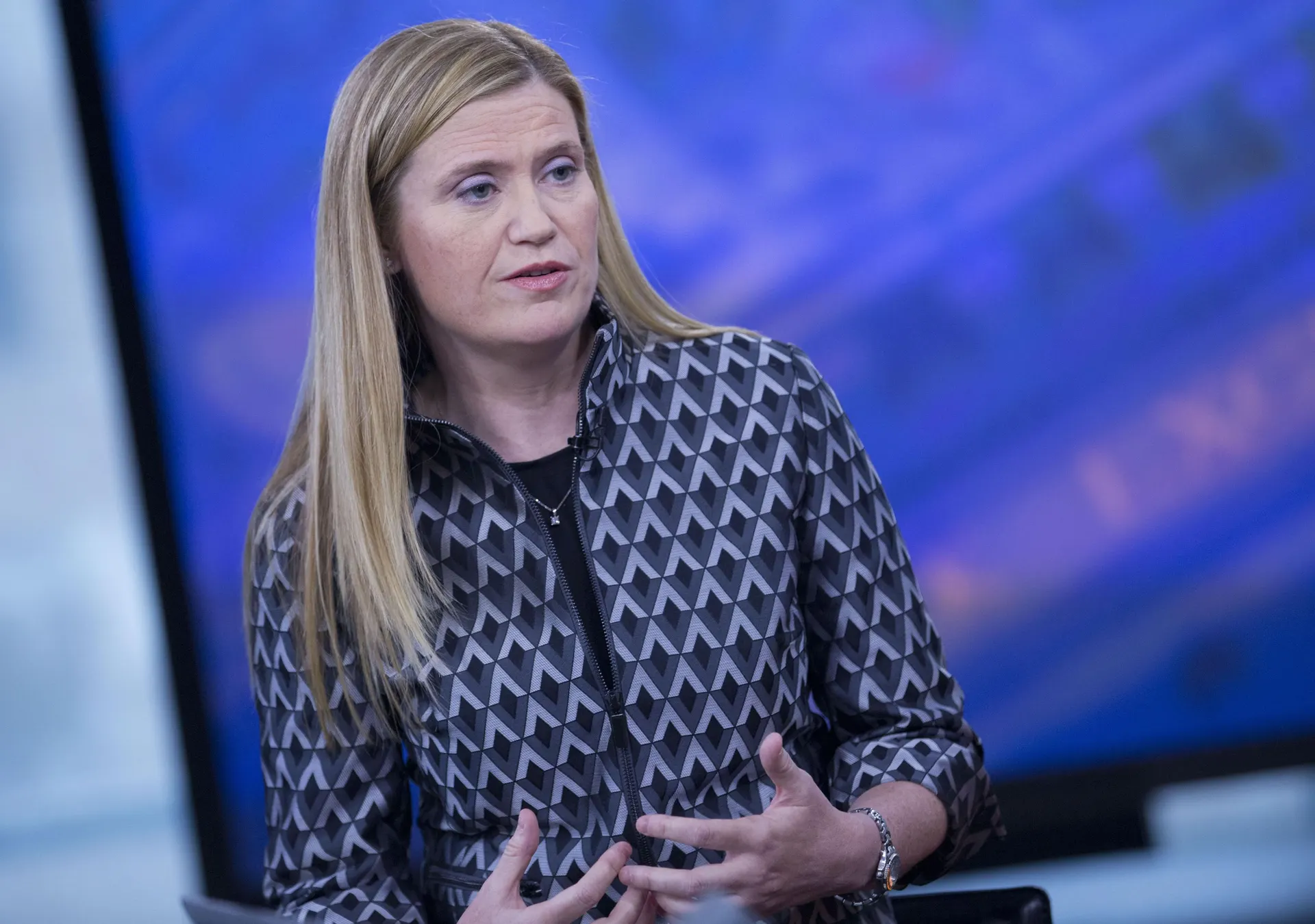 Marianne Lake, former head of consumer and community banking at JPMorgan Chase, speaking in a television interview