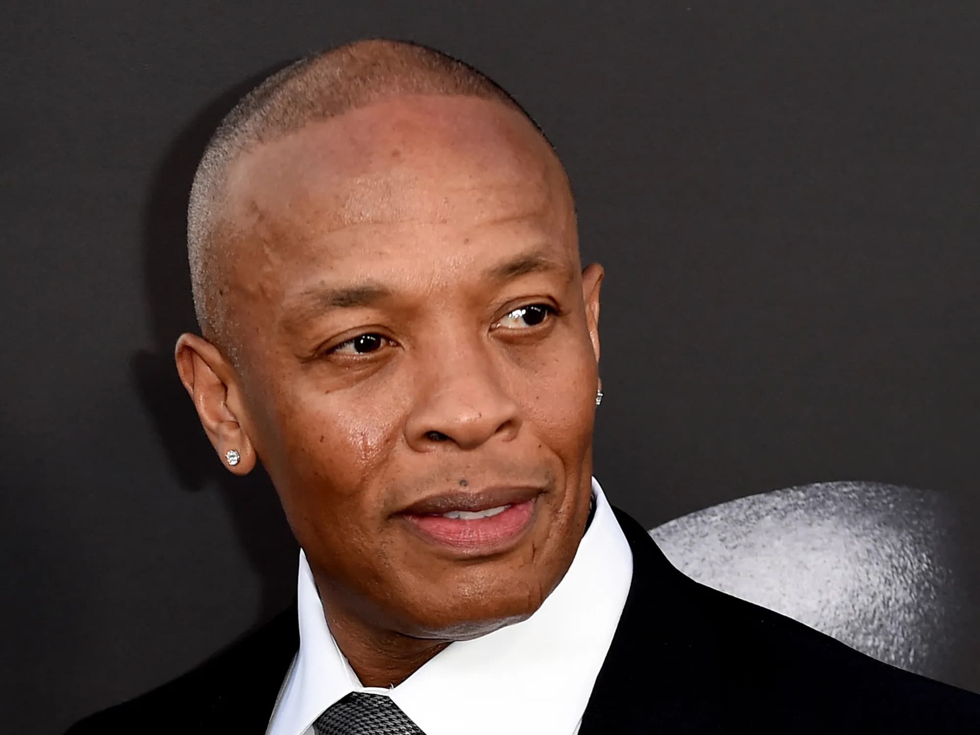 The music producer Dr Dre at a red carpet event
