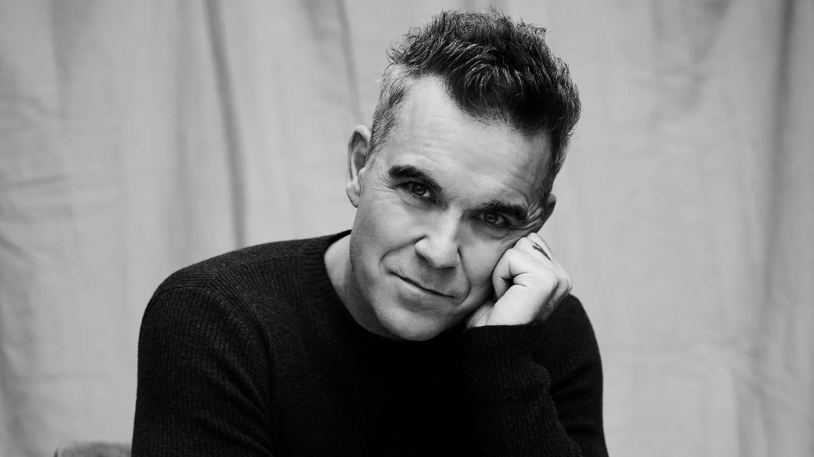Robbie Williams, who headlines the BIG ART Festival gala at Romazzino in Porto Cervo